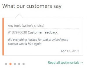 Bid4Papers testimonials